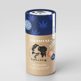Chillax Hunde - Apfel/Fenchel - 0.5mg CBD (vegan)